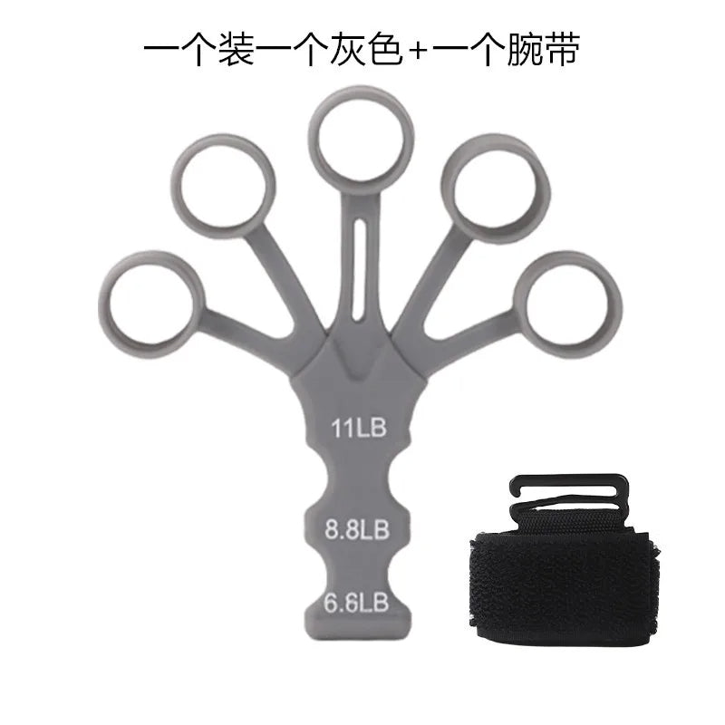Finger Gripper Finger Exerciser Guitar Finger Exerciser 6 Resistant Levels Recovery Physical Tools Hand Strengthener